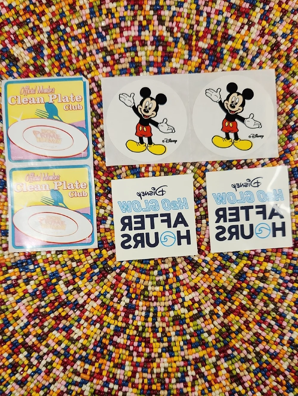 Disney Parks Lot Stickers Maps Coasters Tattoos Scrapbook Bundle WDW